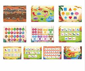 Juguetes Sensoriales de Dinosaurios para Niños Pequeños, Libro de Actividades Montessori para Viajes, para Niños con Autismo - Product Image 3