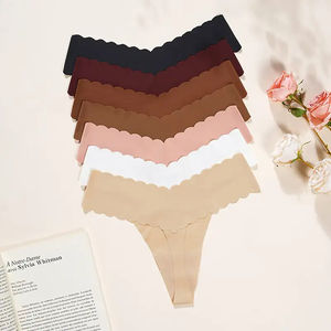 U451 Custom Logo Hochwertige Baumwolle Schritt Schritt Frauen bequeme Nylon Höschen Frauen - Product Image 2