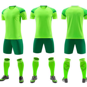Voetbalsportuniformen Met Korte Mouwen Sneldrogend En Diy-Vriendelijk Voor Zomercompetities - Product Image 5