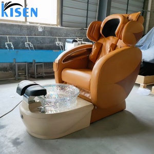 KISEN Modern Luxury Manicure Pedicure Chair Electric Pipeless Whirlpool Foot Spa Full Body Human Touch Massage Nail Plastic - Product Image 4