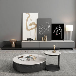 Mueble de TV de Lujo Nórdico, Mueble de TV <span class=keywords><strong>Extensible</strong></span> y Ampliable, Mueble de TV Moderno y Sencillo de Madera Maciza <span class=keywords><strong>Extensible</strong></span> - Product Image 6