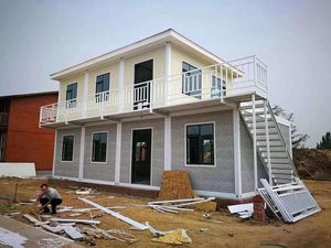Custom Luxury Prefab House Fitted Habitable Prefabricated Hotels Villas Hospitals Supermarkets Traditional Steel Sandwich <b>Panel</b> - Product Image 2