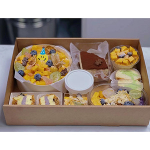 Caja de Papel Kraft con Ventana Personalizable - Empaque para Alimentos/Panadería Directo de Fábrica con Opciones de Tamaño e Impresión Personalizados - Product Image 3
