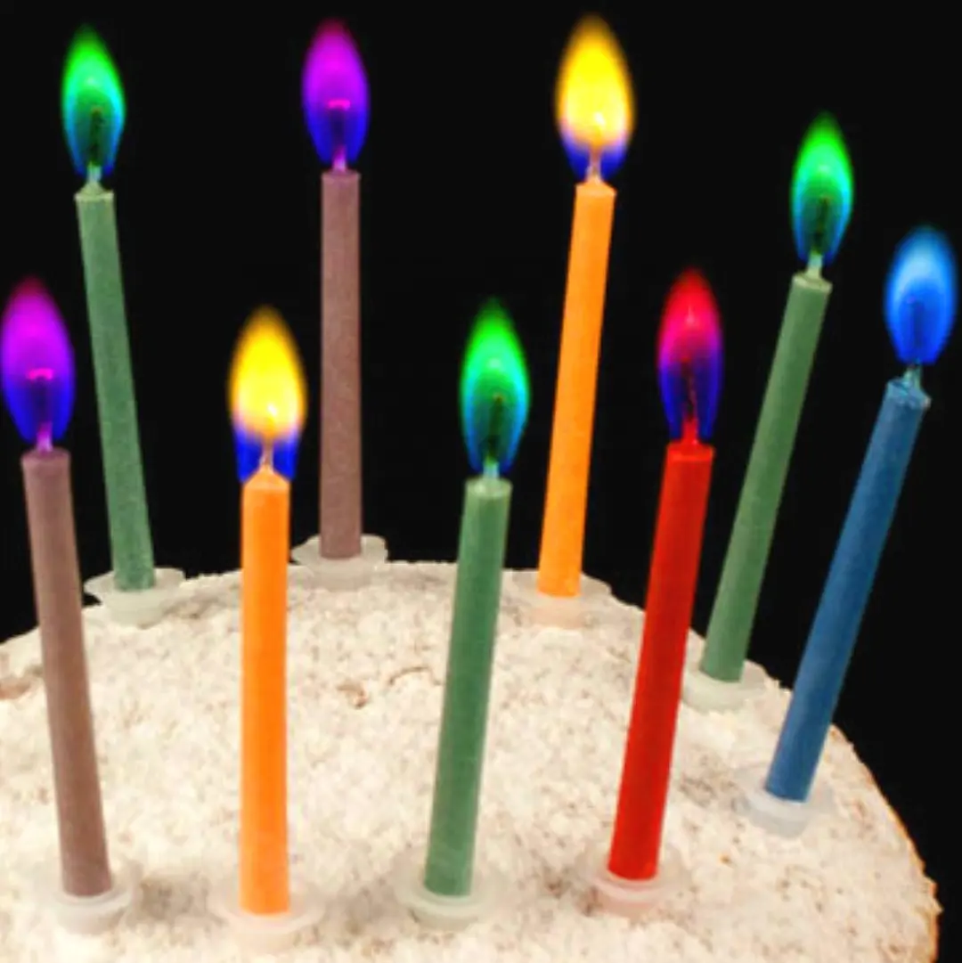 الجملة الخيال الملونة شمعة اللهب الإبداعية كعكة منزل شمعة ل عيد ميلاد حزب اللوازم الاحتفالية