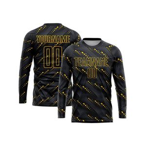 เสื้อฟุตบอลแขนยาวสำหรับผู้ชายระบายอากาศได้ดี แห้งเร็ว เหมาะสำหรับการฝึกซ้อม น้ำหนักเบา ชุดกีฬา - Product Image 1