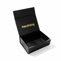 Boîte cadeau magnétique personnalisée, recyclable, robuste, avec logo, doublure en éponge pour vêtements, chaussures, chaussettes et fourrure - Emballage rigide pliable