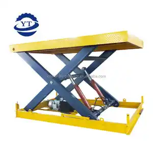 1-10ton Customizable stationary electric hydraulic warehouse underground scissor lift