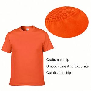 Wholesale Custom Men's T-<b>Shirts</b> 100% Cotton Round Neck Casual T-<b>Shirts</b> with Printing Blank Plain Design - Product Image 4