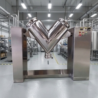 Mélangeur de poudre automatique Brightsail BSV V-Type SUS pour compléments alimentaires et équipement de mélange conique