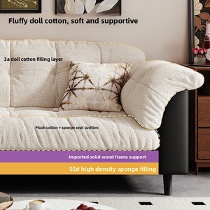 New Fabric <strong>Sofa</strong> Home Use Living Rooms <strong>Small</strong> Apartments Rental Properties Modern Minimalist <strong>Bedroom</strong> <strong>Sofa</strong> - Product Image 3