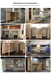 Moderne <span class=keywords><strong>pas</strong></span> <span class=keywords><strong>cher</strong></span> étudiant dortoir fer acier chambre étude <span class=keywords><strong>table</strong></span> escalier filles garçon adolescents enfants bureau lits superposés stockage en dessous - Product Image 4