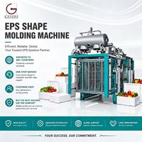 Professionele automatische EPS schuim fruit-, groente- en visdoos maakmachine, productielijn voor piepschuim dozen, hoge productiviteit