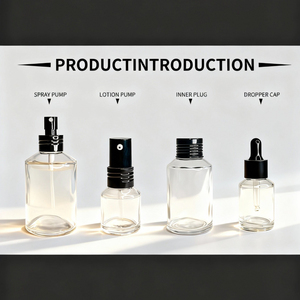 Contenitori Cosmetici di Lusso Marroni per Prodotti di Bellezza e Cura della Pelle, Contenitori con Contagocce e Vasetti per Creme - Product Image 6