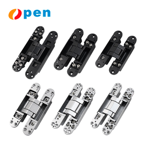 مفصلات خشبية مخفية حديثة من سبائك الزنك بتصميم ثلاثي الأبعاد مفصلة غير مرئية ناعمة - Product Image 5