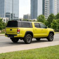 Auvent de camion 4x4 en aluminium de haute qualité |   Portes à ailes de mouette, étanches à la poussière et à l'eau, faible bruit du vent, compatibles avec Toyota Tacoma Double Cab