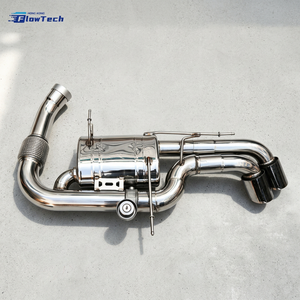 Sistema de escape Cat-Back de acero inoxidable de alto flujo premium con válvula integrada para BMW i8 1.5T Hybrid Supercar - Product Image 5