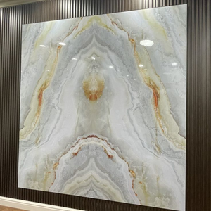 Stilvolle Hochglanz-UV-PVC-Marmor-Wandpaneele für Wohn- und Schlafzimmer, wasserfeste Dekorplatten für die Innenwandgestaltung - Product Image 4