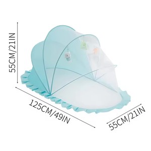 Lưới chống muỗi cho bé che cũi trẻ em toàn mặt chống muỗi che Mông Cổ yurt trẻ em có thể gập lại lưới chống muỗi không đáy - Product Image 3