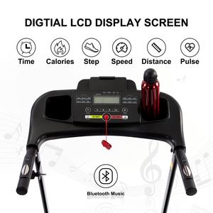 Tapis roulant pliable pour la maison, fabricant chinois de tapis roulants depuis 13 ans, console LED, 12 km/h, inclinaison manuelle à 3 niveaux, <span class=keywords><strong>support</strong></span> pour iPad pliable - Product Image 3