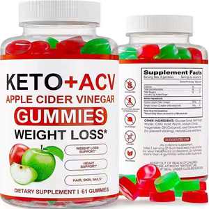 Complément énergétique à marque privée OEM, régime cétogène, gommes ACV pour la perte de poids - Utilisation pour adultes, santé digestive et soutien intestinal - Product Image 1