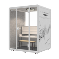 Cabine de studio sonore personnalisé, stand de musique pour piano