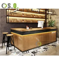 Comptoir de bar de nuit en marbre artificiel, design moderne, pour restaurant, café, magasin, 1 pièce