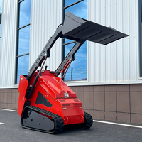 Mini-chargeuse compacte professionnelle chinoise HFT680, moteur Euro5/EPA, utilisation agricole, chargeuse sur chenilles compacte, homologuée CE, prix bas