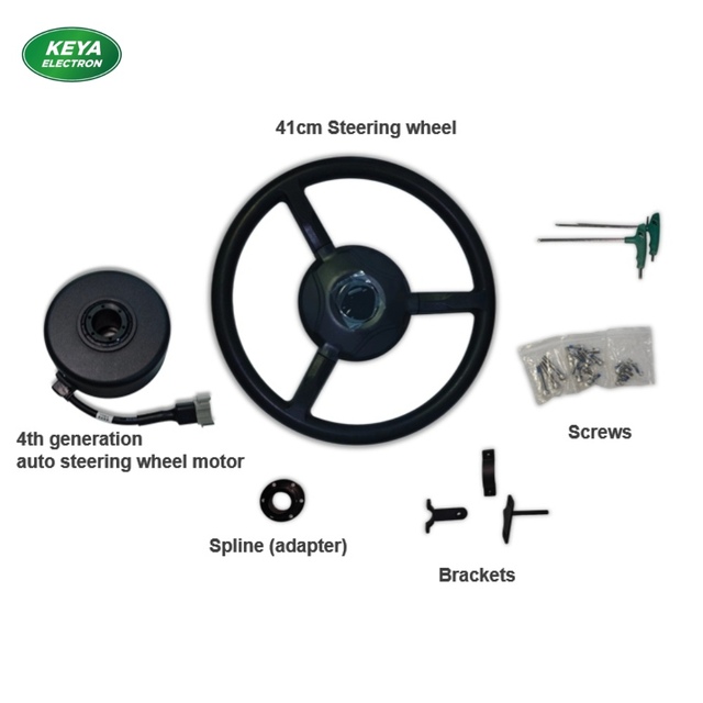 Integrated Design High Performance 12V 50W 100RPM Tractor Auto Steering Motor for Precision Agriculture