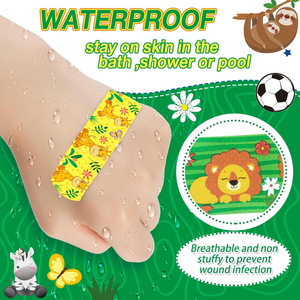 Atacado Home Set Personalizável Respirável Band-Aids para Crianças Moda Dos Desenhos Animados Kitten Car Logo - Product Image 4