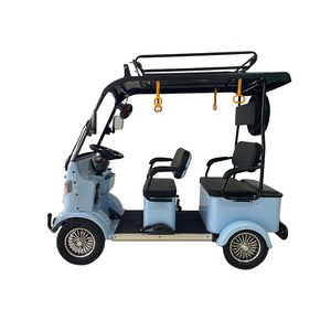 Carrito de Golf Eléctrico BRT de 4 Asientos, Cuatriciclo Eléctrico de Cuatro Ruedas, Certificado CE, Batería de 48V, 30km/h, Venta al Por Mayor de Fábrica - Product Image 1