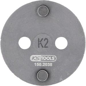 KS Tools-K2เครื่องมืออะแดปเตอร์ลูกสูบเบรก150.2038, Ø 45mm - EAN 4042146214794เบรกและล้อ - Product Image 1