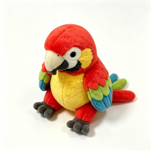 Peluche personnalisée de collection d'oiseaux, peluche de perroquet tropical, animal en peluche coloré pour la décoration intérieure - Product Image 3