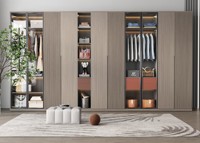 Meubles de chambre à coucher Armoire à vêtements en bois Armoire de chambre en bois pour vêtements en bois massif