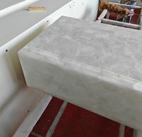 Table basse moderne en bloc de quartz blanc cristallin |   Meubles de salon en pierre naturelle polie |   Utilisation du hall d'hôtel Villa
