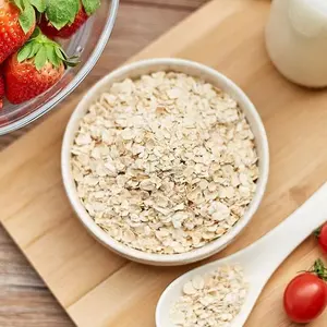 Cereal de desayuno saludable de avena de cocción rápida Trigo de cebada de centeno bajo en grasa y alto contenido de fibra