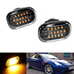 Luz Intermitente LED Ámbar para Guardabarros Toyota 81730-05041, Marcador Lateral para Prius, Corona, Camry, Pieza de Repuesto - Product Image 1