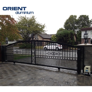 Porte coulissante en <span class=keywords><strong>aluminium</strong></span> de haute qualité de <span class=keywords><strong>4m</strong></span> pour la maison, la cour et le jardin. - Product Image 6
