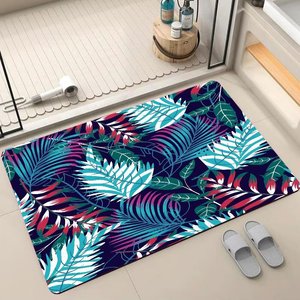 Extra Macio Absorvente 3-Piece Banheiro Tapete Set Padrão Geométrico Banho <span class=keywords><strong>Mat</strong></span> e Toalete Tampa Diatom Lama Tapete para o Banheiro - Product Image 1