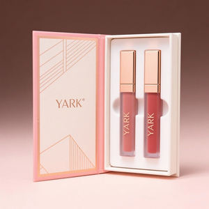 Boîte cadeau magnétique en carton rigide avec logo personnalisé pour produits cosmétiques et soins de la peau - Product Image 1