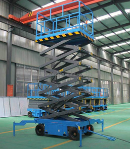 Bàn nâng di động thủy lực loại kéo cắt, tải trọng 1000kg, đạt chứng nhận CE, dùng cho vận chuyển vật liệu trong kho - Product Image 2