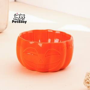 Best-seller più recente simpatici accessori Anti-ribaltamento per animali domestici a forma di frutta in ceramica doppio uso singola ciotola per cani di lusso - Product Image 4