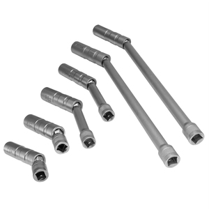 Clé à bougie magnétique à paroi mince 14 mm 16 mm, articulée universelle 3/8 pouce, outil de démontage rotatif 12 points - Product Image 2
