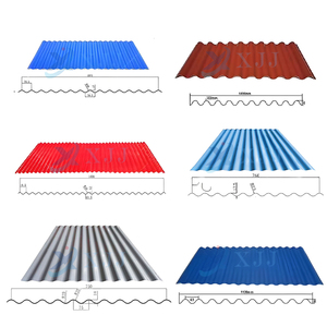 차가운 색 지붕 벽 패널 판을 만드는 루핑 시트 강철 기계 골판지 유약 타일 롤 성형 기계 - Product Image 6