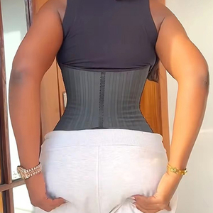 <span class=keywords><strong>Faja</strong></span> Moldeadora de Cintura para Mujer, con 25 Varillas de Acero, Látex, Corsé Reductor, Moldeador de Abdomen, Reductor de Medidas - Product Image 3