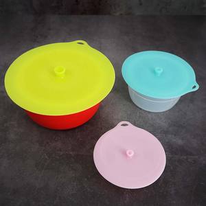 Tapas de silicona de marca OEM, 21cm, 18,5 cm, 13,5 cm, 10,5 cm, cubierta de silicona para ollas, cubiertas para almacenamiento de alimentos en microondas, cubierta apta para lavavajillas - Product Image 2