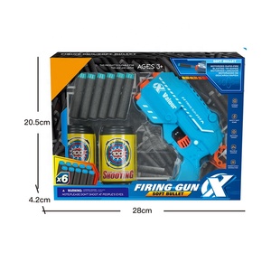 शेंटू आउटडोर गतिविधियों मिनी सॉफ्ट बुलेट गन नाटक खिलौने और शूटिंग खेलों के लिए सॉफ्ट गोलियों के साथ प्लास्टिक की पिस्तौल - Product Image 4