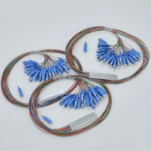 ตัวแยกสัญญาณ PLC 1x32 ไฟเบอร์ออปติก SC UPC แบบท่อเหล็ก สำหรับเครือข่าย FTTH/FTTX PON - Product Image 2