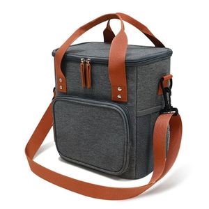 Reusable Office <b>Lunch</b> Bag <b>Work</b> School Picnic Beach Leakproof <b>Lunch</b> <b>Box</b> Freezable Cooler Bag for Men and Women - Product Image 3