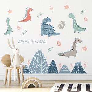 Autocollant mural <span class=keywords><strong>dinosaure</strong></span> décoratif pour <span class=keywords><strong>chambre</strong></span> d'enfant, décoration de <span class=keywords><strong>chambre</strong></span> à coucher, autocollants muraux 3D - Product Image 4