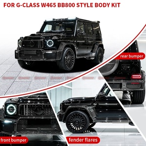 ชุดแต่งไวด์บอดี้สำหรับ Mercedes 2025 G Class W465 BB800  วัสดุคาร์บอนแท้ Pre-Preg  พร้อมกันชน PP เกรดคาร์บอนแห้ง ชุดแต่งรอบคัน - Product Image 4